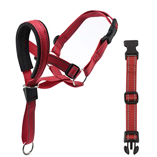 Uqezagpa Maulkorb für Hunde, reflektierend, Nylon, sicherer Maulkorb, große Rassen, Mundschutz aus Nylon Uqezagpa Maulkorb für Hunde, reflektierend, Nylon, sicherer Maulkorb, große Rassen, Mundschutz aus Nylon von Uqezagpa