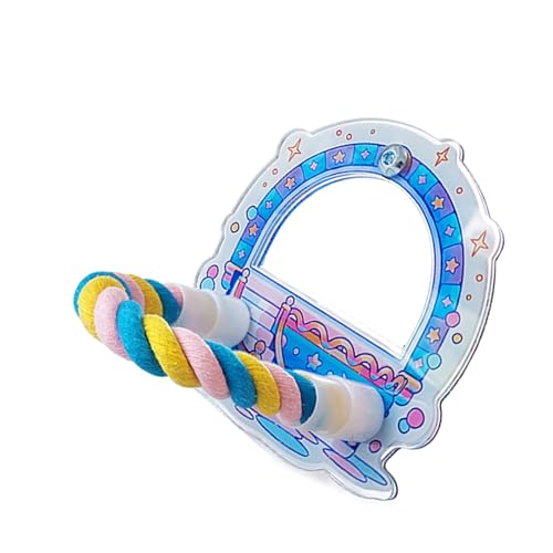 Uqezagpa Papageien Ständer Spielzeug für Sittiche Vogelkäfig Ecke Kauspielzeug Stehstange für kleine Vögel Vogelkäfig Uqezagpa Papageien Ständer Spielzeug für Sittiche Vogelkäfig Ecke Kauspielzeug Stehstange für kleine Vögel Vogelkäfig von Uqezagpa