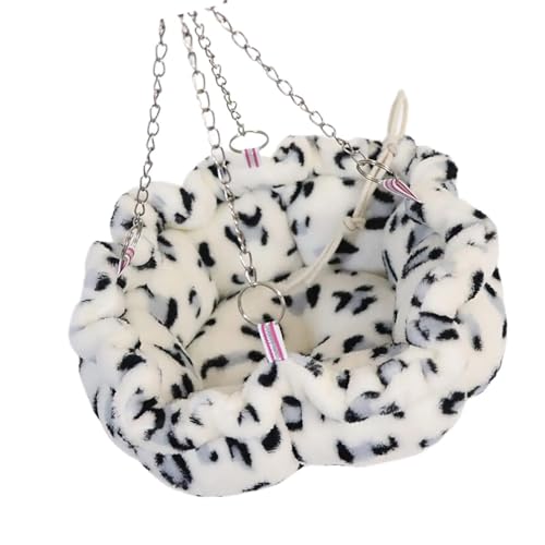Uqezagpa Plüsch-Hängemattennest für kleine Haustiere, Frettchen, Hamster, Winter, warmes Schlafbett mit Uqezagpa Plüsch-Hängemattennest für kleine Haustiere, Frettchen, Hamster, Winter, warmes Schlafbett mit von Uqezagpa