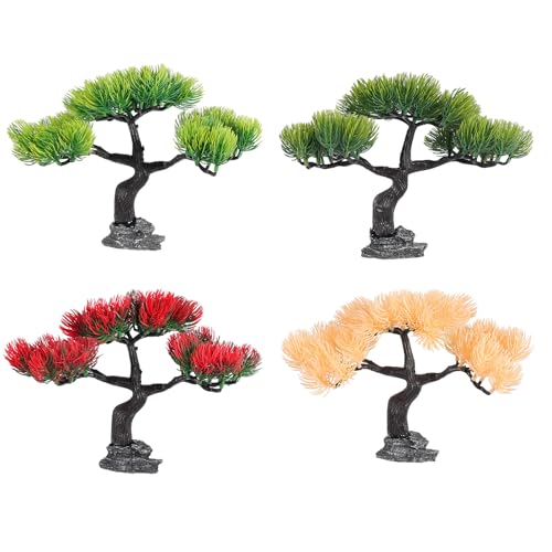 Uqezagpa Realistische Kiefernbäume, Aquarien, Dekoration, natürliche Harze, Aquascapes, Ornamente zur Verschönerung von Aquarien, 4 Stück Uqezagpa Realistische Kiefernbäume, Aquarien, Dekoration, natürliche Harze, Aquascapes, Ornamente zur Verschönerung von Aquarien, 4 Stück von Uqezagpa