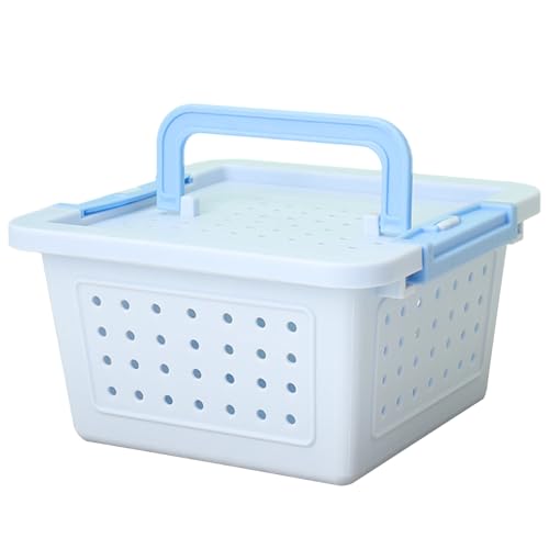 Uqezagpa Tragetasche für Hamster, kleine Tiere, praktische Reisebox für kleine Haustiere, Meerschweinchen, Transport von Uqezagpa