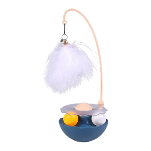 Uqezagpa Tumblers Zauberstab, Katzenspielzeug, lustiges Teasing, abnehmbar, lustiges Übungsspielzeug für Katzen mit Wackel, abnehmbar Uqezagpa Tumblers Zauberstab, Katzenspielzeug, lustiges Teasing, abnehmbar, lustiges Übungsspielzeug für Katzen mit Wackel, abnehmbar von Uqezagpa