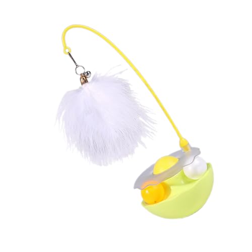 Uqezagpa Tumblers Zauberstab, Katzenspielzeug, lustiges Teasing, abnehmbar, lustiges Übungsspielzeug für Katzen mit Wackel, abnehmbar Uqezagpa Tumblers Zauberstab, Katzenspielzeug, lustiges Teasing, abnehmbar, lustiges Übungsspielzeug für Katzen mit Wackel, abnehmbar von Uqezagpa