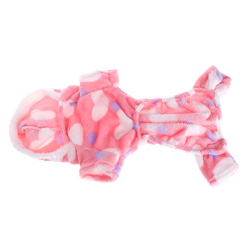 Uqezagpa Warmer Hunde-Pyjama, atmungsaktiv, für Welpen und Katzen, für Jungen und Mädchen Uqezagpa Warmer Hunde-Pyjama, atmungsaktiv, für Welpen und Katzen, für Jungen und Mädchen von Uqezagpa
