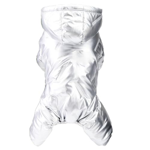 Uqezagpa Winter-Hundemantel, Fleece, gepolstertes Futter, winddicht, Hundemantel, Overall für Welpen, Outfit Uqezagpa Winter-Hundemantel, Fleece, gepolstertes Futter, winddicht, Hundemantel, Overall für Welpen, Outfit von Uqezagpa