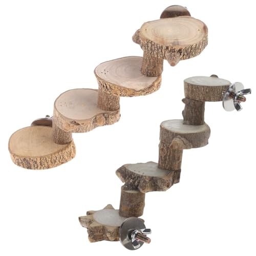 Vogel Holz Sitzstange Plattform Naturholz Trainingsständer 4 Stufen Leiter Papagei Nagelpflege Kauspielzeug Papagei Sitzstange Ständer Trainingsplattform für Vögel für große Vögel Vogel Holz Sitzstange Plattform Naturholz Trainingsständer 4 Stufen Leiter Papagei Nagelpflege Kauspielzeug Papagei Sitzstange Ständer Trainingsplattform für Vögel für große Vögel von Uqezagpa