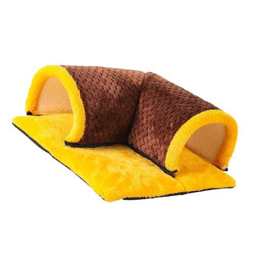 Weiches, durchlässiges Plüsch-Haustierbett für Kleintiere, warmes Bett, Haus für kaltes Wetter, Höhle für kleine Haustiere wie Hamster, Entspannungsgewohnheiten Weiches, durchlässiges Plüsch-Haustierbett für Kleintiere, warmes Bett, Haus für kaltes Wetter, Höhle für kleine Haustiere wie Hamster, Entspannungsgewohnheiten von Uqezagpa