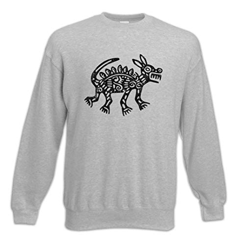 Urban Backwoods Aztec Dog Sweatshirt Pullover Grau Größe L von Urban Backwoods