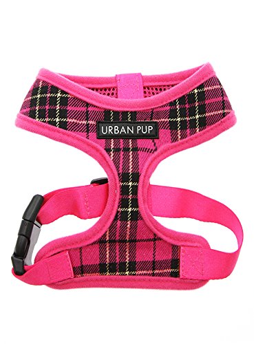 Urban Pup Fuschia Pink Tartan Harness X-Large Urban Pup Fuschia Pink Tartan Harness X-Large von UrbanPup
