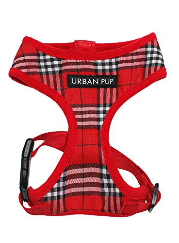 Urban Pup Red Checked Tartan Harness Large von UrbanPup
