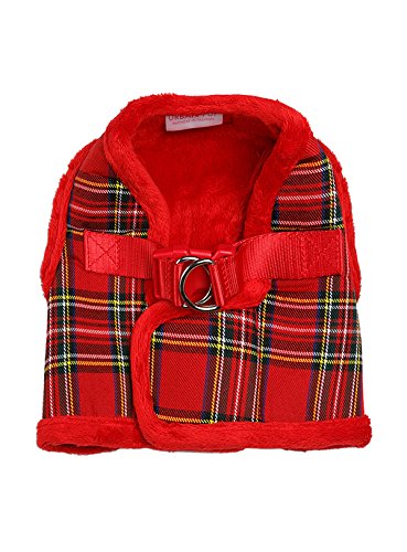 UrbanPup Hundegeschirr, mit Pelzfutter, Größe XS, Brustumfang 25 cm, Rot UrbanPup Hundegeschirr, mit Pelzfutter, Größe XS, Brustumfang 25 cm, Rot von UrbanPup