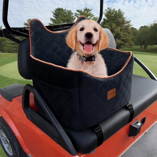 Golf Cart Hundesitz,Abnehmbarer Waschbarer Hundesitz für Golf Cart,Entworfen für Kleine Mittlere Hunde Oder Andere Haustiere (Schwarz) von Urgown