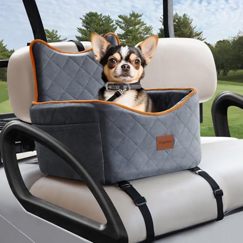 Urgown Universeller Golfwagen-Hundesitz für kleine/mittelgroße Hunde und Katzen, vollständig abnehmbarer und waschbarer Haustiersitz mit Sicherheitsleine innen, einfach zu installieren (grau, klein) Urgown Universeller Golfwagen-Hundesitz für kleine/mittelgroße Hunde und Katzen, vollständig abnehmbarer und waschbarer Haustiersitz mit Sicherheitsleine innen, einfach zu installieren (grau, klein) von Urgown