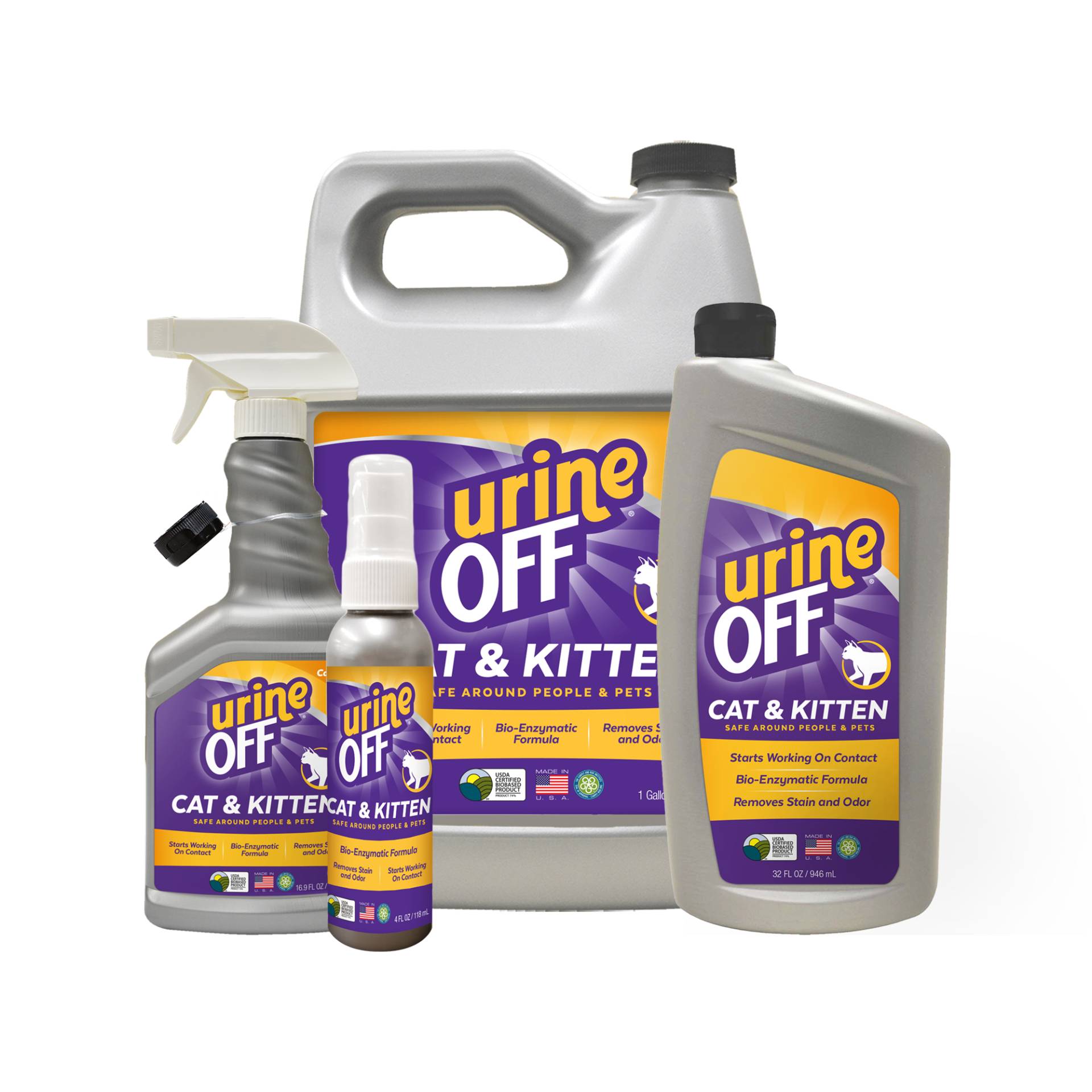 Urine Off Katze & Kätzchen Spray - 118 ml von Urine-Off