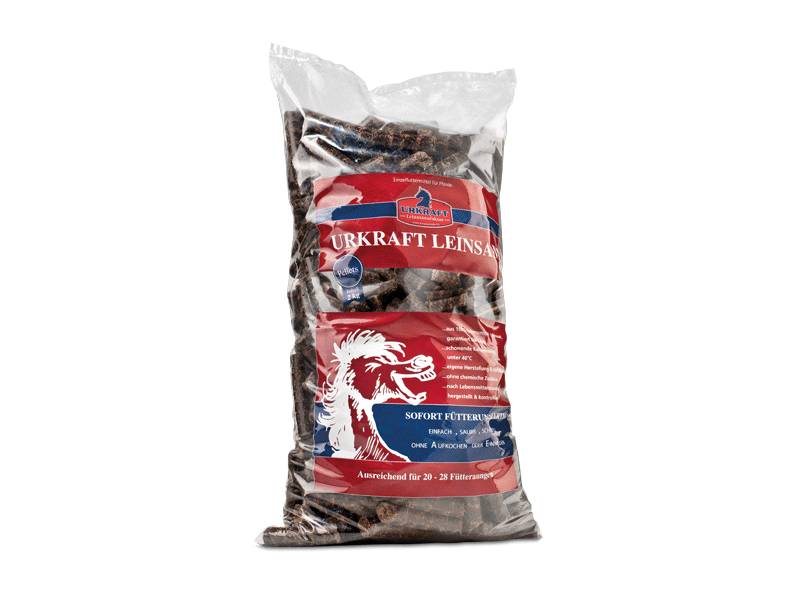 Urkraft Leinsam Pellets - 5kg Für Verdauung & Fell Urkraft Leinsam Pellets - 5kg Für Verdauung & Fell von Urkraft
