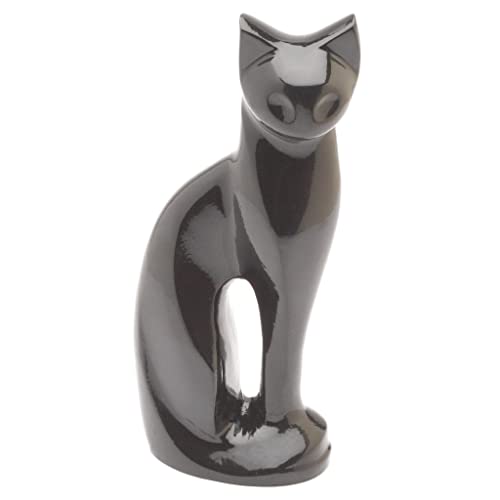 Urns UK Gedenkurne, Katze, schwarz, 24,1 cm von Urns UK