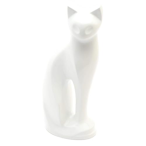 Urns UK Gedenkurne, Katze, weiß-glänzend, 24,1 cm Urns UK Gedenkurne, Katze, weiß-glänzend, 24,1 cm von Urns UK