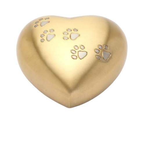 Urns UK Hertford Gedenkurne für Haustiere herzförmig 7,6 cm Messingoptik Urns UK Hertford Gedenkurne für Haustiere herzförmig 7,6 cm Messingoptik von Urns UK