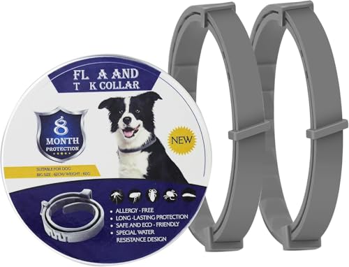 Halsband für Hunde – 2er Set mit natürlichen ätherischen Ölen zur Infektionsprävention – Wasserdicht, Verstellbar, Halsband Hund für Hunde ab 7 Wochen Sicherer und Langfristiger Schutz Halsband für Hunde – 2er Set mit natürlichen ätherischen Ölen zur Infektionsprävention – Wasserdicht, Verstellbar, Halsband Hund für Hunde ab 7 Wochen Sicherer und Langfristiger Schutz von UroClysmic