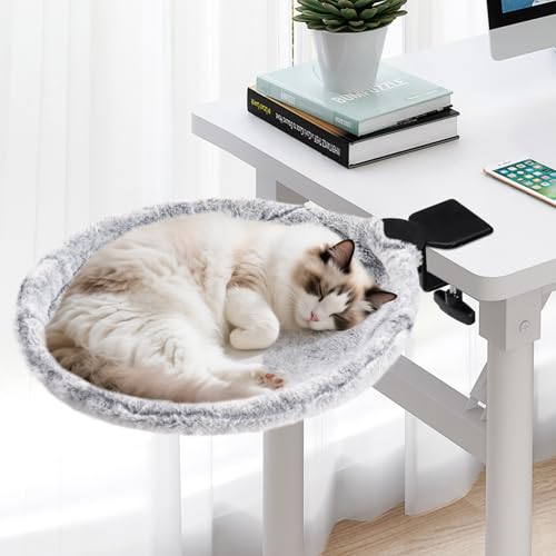 Uross Desk Cat Bed-Beige von Uross