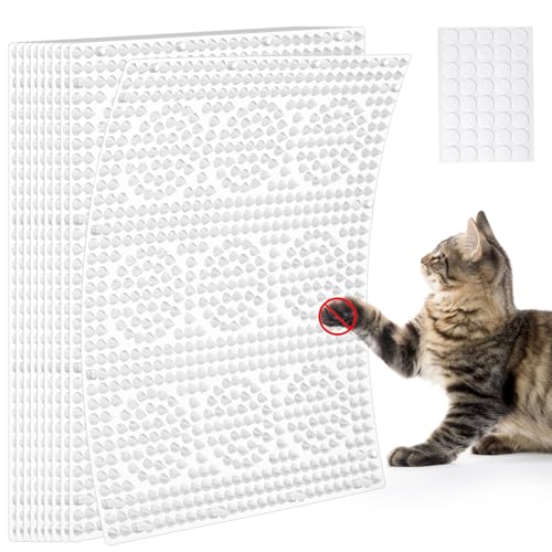 Uross Katzenschutzmatte - Katzen Barriere Set 18 Stück (41x33 cm) Quadrat Scat Mat mit 2.5 cm Kunststoffspitzen, Schutzmatte für Katze Trainingsmatten-Abschreckungsmittel für Hunde Drinnen von Uross