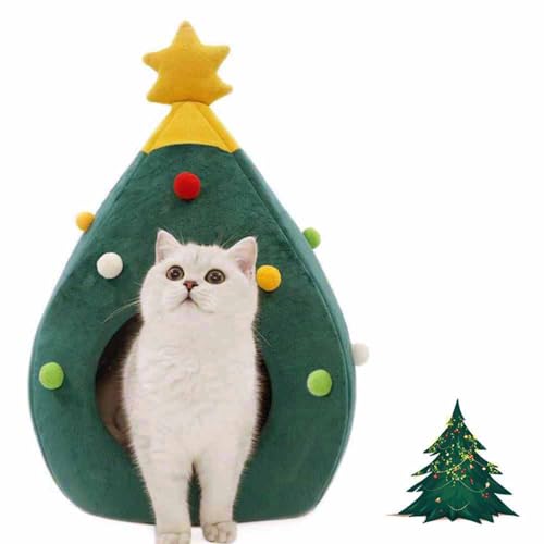 Ushang Tierhöhle für den Innenbereich, 38 x 38 x 60 cm, im Weihnachtsdesign Ushang Tierhöhle für den Innenbereich, 38 x 38 x 60 cm, im Weihnachtsdesign von Ushang Pet