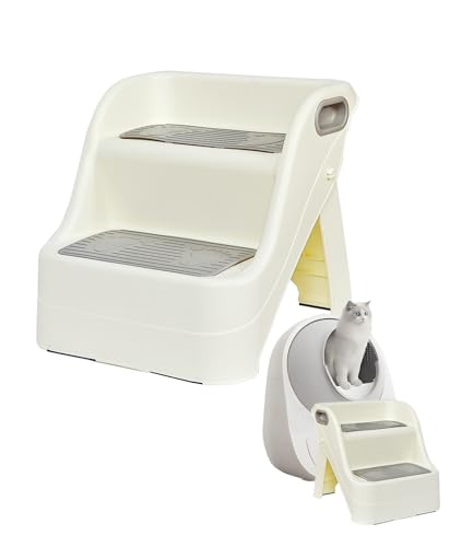 Katzenrampe für Katzentoilette Katzentoilette Stufenrampe für Automatische Katzentoilette mit rutschfesten Gummifüßen, Katzentreppen für Katzentoilette, Katzentoilette Rampe, Geeignet für Kleine Katzenrampe für Katzentoilette Katzentoilette Stufenrampe für Automatische Katzentoilette mit rutschfesten Gummifüßen, Katzentreppen für Katzentoilette, Katzentoilette Rampe, Geeignet für Kleine von Usluole