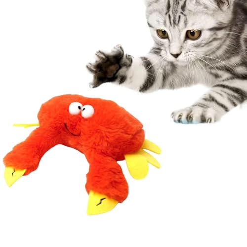 Usper Katzenspielzeug Vogel Flattern, Flapping Bird Cat Toy, Elektrisches Vogelspielzeug FüR Katzen, Fliegender Vogel Katzenspielzeug Spielzeug Katze (E, 2 PCS) von Usper