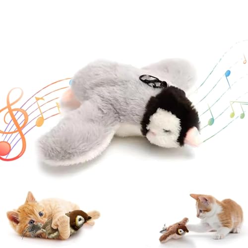 Usper Katzenspielzeug Vogel Flattern, Flapping Bird Cat Toy, Elektrisches Vogelspielzeug FüR Katzen, Fliegender Vogel Katzenspielzeug Spielzeug Katze (F, 1PCS) von Usper