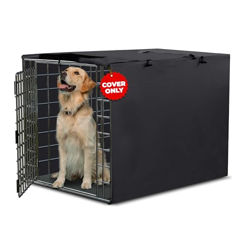 Utopia Home Abdeckung für Hundekäfige, wasserdichte Abdeckung für Hundehütten, 91,4 cm, schwarz, 600D robuste Hundekäfigabdeckung, universelle Passform für die meisten Draht-Haustierkäfige – 91,4 x Utopia Home Abdeckung für Hundekäfige, wasserdichte Abdeckung für Hundehütten, 91,4 cm, schwarz, 600D robuste Hundekäfigabdeckung, universelle Passform für die meisten Draht-Haustierkäfige – 91,4 x von Utopia Home