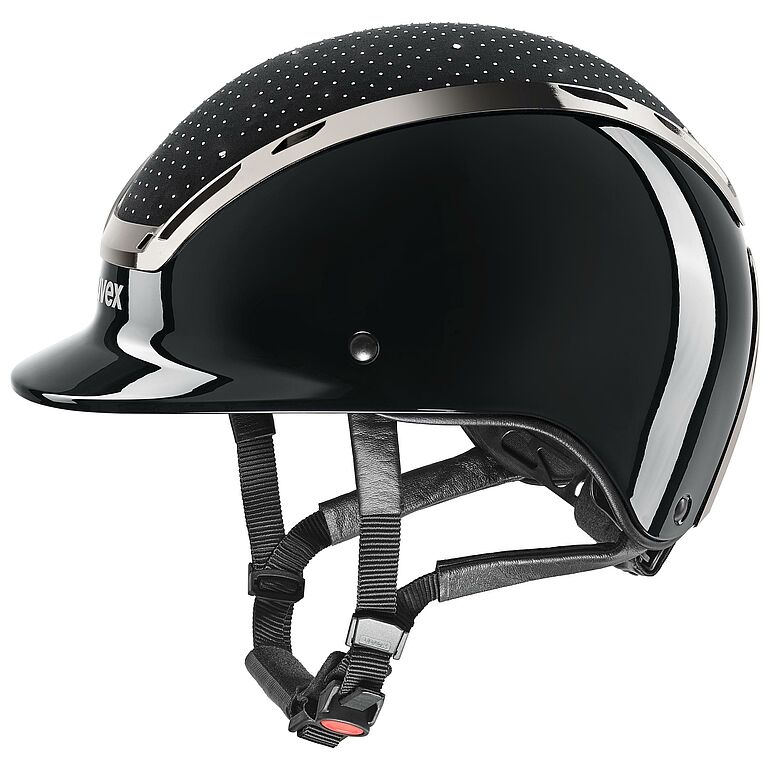 uvex Exxeed Glow Reithelm Black-Black, Gr. S-M uvex Exxeed Glow Reithelm Black-Black, Gr. S-M von Uvex
