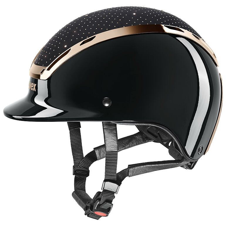 uvex Exxeed Glow Reithelm Black-Rosé, Gr. Xs-S von Uvex