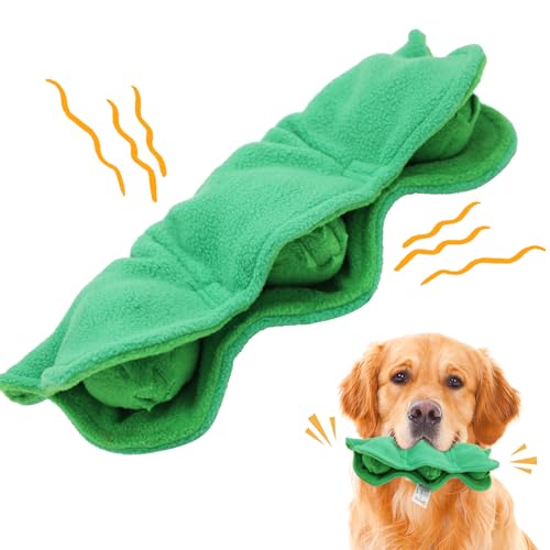 UxClishe Erbsenform Hund Schnüffelspielzeug, Futter Verstecken Interaktives Quietschspielzeug Hunde Plüsch Puzzle Kauspielzeug Hund Anreicherung Spielzeug für Kleine und Mittlere Hunde Spielen UxClishe Erbsenform Hund Schnüffelspielzeug, Futter Verstecken Interaktives Quietschspielzeug Hunde Plüsch Puzzle Kauspielzeug Hund Anreicherung Spielzeug für Kleine und Mittlere Hunde Spielen von UxClishe