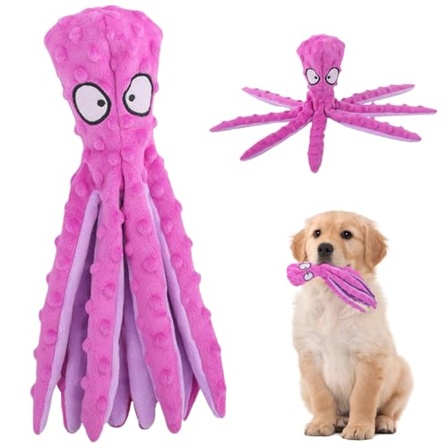 UxClishe Quietschendes interaktives Hundespielzeug, keine Füllung, Kauspielzeug für Hunde, unzerstörbare Hunde, Plüschtiere mit Knisterpapier für kleine und mittelgroße Hunde, Geburtstagsgeschenke UxClishe Quietschendes interaktives Hundespielzeug, keine Füllung, Kauspielzeug für Hunde, unzerstörbare Hunde, Plüschtiere mit Knisterpapier für kleine und mittelgroße Hunde, Geburtstagsgeschenke von UxClishe