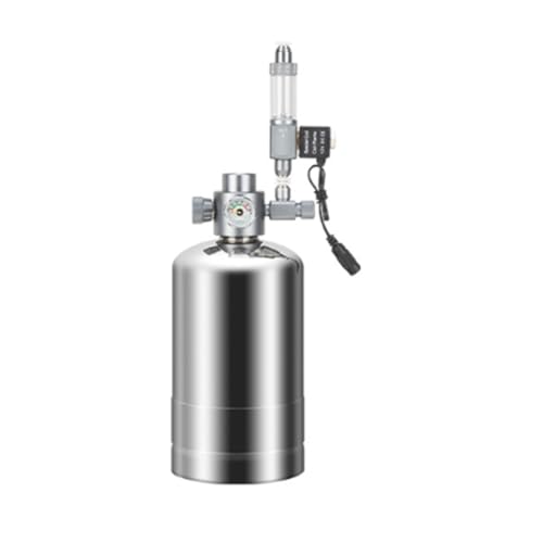 Uxsjakjsd CO2 -Generator Schnellinsertion Elektromagnetische Ventilblasenmesser Fischtank Rohstoff Reaktion CO2 -Generator Set 1L EU -Stecker von Uxsjakjsd