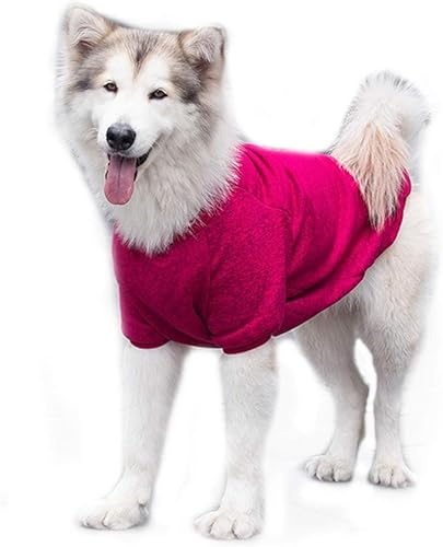 Fleece-Linie, großer Hundepullover – für Herbst und Winter, weich, dehnbar, leicht, warm, für kaltes Wetter, Haustierkleidung, vierbeiniges Hunde-/Katzen-Outfit, für drinnen und draußen (Nr. 1, 7XL) von UzeEnde
