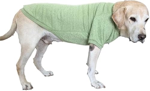 Fleece-Linie, großer Hundepullover – für Herbst und Winter, weich, dehnbar, leicht, warm, für kaltes Wetter, Haustierkleidung, vierbeiniges Hunde-/Katzen-Outfit, für drinnen und draußen (Nr. 5, 5XL) von UzeEnde