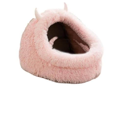 Halbgeschlossenes Monster-Katzenbett – Plüsch-Fleece, gemütliche Haustierhöhle, rutschfest, warm, weich, verdicktes Kissen für den Innenbereich, kleine Hunde, Katzen, Tiefschlafnest Halbgeschlossenes Monster-Katzenbett – Plüsch-Fleece, gemütliche Haustierhöhle, rutschfest, warm, weich, verdicktes Kissen für den Innenbereich, kleine Hunde, Katzen, Tiefschlafnest von UzeEnde