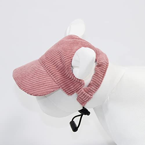 Hunde-Baseballmütze – Stilvoller Hut mit verstellbaren Ohrlöchern, UV-Schutz für kleine, mittelgroße und große Hunde (#3, XL) von UzeEnde