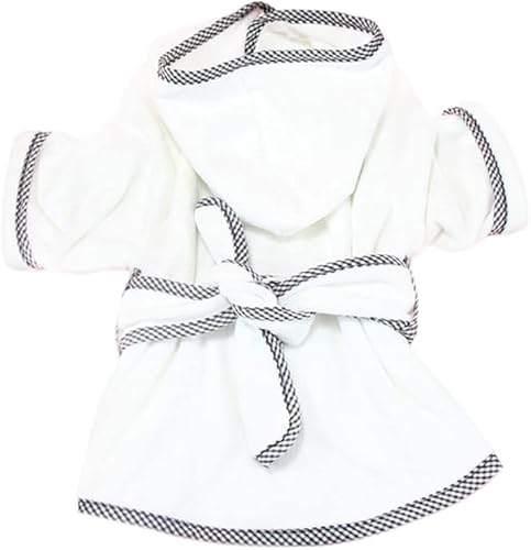 Hundemantel zum Trocknen – für Herbst und Winter, weich, warm, Haustier-Pyjama mit verstellbarem Bindeband, saugfähige Mikrofaser, Kapuzen-Bademantel für Hunde, Katzen, klein, mittel, groß, Spa-Hotel Hundemantel zum Trocknen – für Herbst und Winter, weich, warm, Haustier-Pyjama mit verstellbarem Bindeband, saugfähige Mikrofaser, Kapuzen-Bademantel für Hunde, Katzen, klein, mittel, groß, Spa-Hotel von UzeEnde