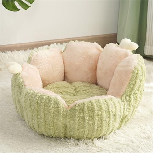 Kaktus-Katzenbetten für den Innenbereich, niedliche, dicke Füllung, flauschig, Plüsch, rund, Haustiernest, rutschfest, gemütlich, beruhigend, für Katzen und Hunde, dick, warm, Schlafmatte für Herbst Kaktus-Katzenbetten für den Innenbereich, niedliche, dicke Füllung, flauschig, Plüsch, rund, Haustiernest, rutschfest, gemütlich, beruhigend, für Katzen und Hunde, dick, warm, Schlafmatte für Herbst von UzeEnde