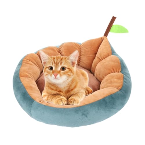 Katzenbetten in Obstform für Indoor-Katzen – Plüsch-Avocado-Haustierhaus mit Spielball, weich, waschbar, Höhle, Zwinger, gemütliches PP-Baumwollnest, rutschfeste Unterseite für Kätzchen, kleine Hunde Katzenbetten in Obstform für Indoor-Katzen – Plüsch-Avocado-Haustierhaus mit Spielball, weich, waschbar, Höhle, Zwinger, gemütliches PP-Baumwollnest, rutschfeste Unterseite für Kätzchen, kleine Hunde von UzeEnde