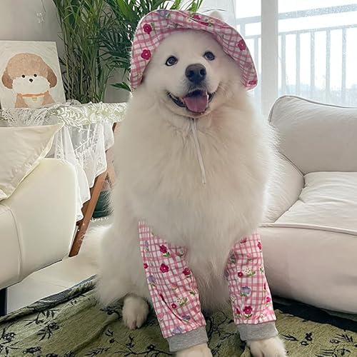 Knieschoner für Hunde, atmungsaktiv, niedlicher Aufdruck, bequeme Beinschutzhülle, verhindert Lecken, Kauen, für mittelgroße und große Hunde, den täglichen Gebrauch im Freien (Nr. 6, XL) von UzeEnde