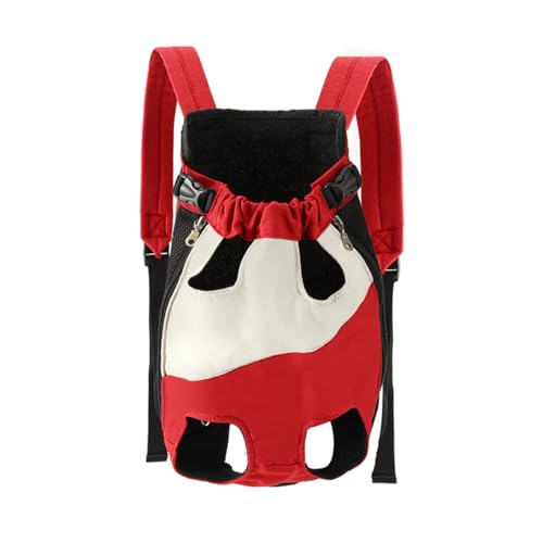 Leichter Haustier-Rucksack für kleine Hunde und Katzen, kleines Netzgewebe, weiches Segeltuch, verstellbare Beine, mit Sicherheitsclip, freihändiges Reisen, Wandern, täglicher Gebrauch (#2, XXL (6,5 von UzeEnde