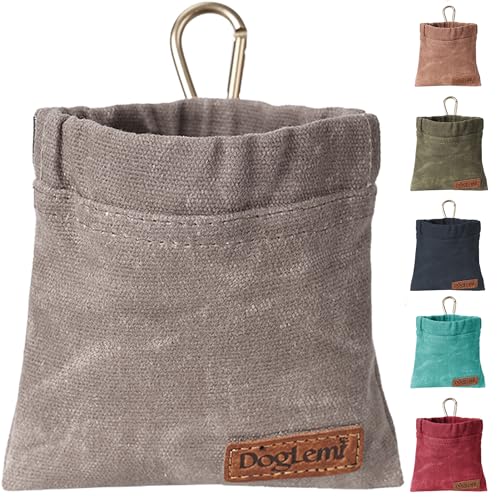 UzeEnde Hundeleckerli-Tasche aus Segeltuch – freihändiges Training, Hüfttasche, Outdoor, tragbarer Tierfutterhalter mit Clip, funktionale Belohnungs-Snack-Tasche für Spaziergänge, Wandern UzeEnde Hundeleckerli-Tasche aus Segeltuch – freihändiges Training, Hüfttasche, Outdoor, tragbarer Tierfutterhalter mit Clip, funktionale Belohnungs-Snack-Tasche für Spaziergänge, Wandern von UzeEnde
