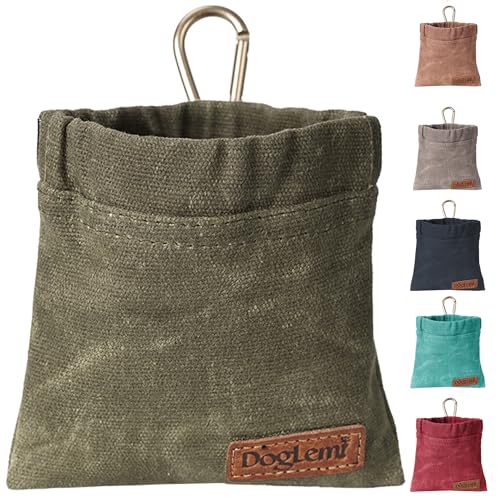 UzeEnde Hundeleckerli-Tasche aus Segeltuch – freihändiges Training, Hüfttasche, Outdoor, tragbarer Tierfutterhalter mit Clip, funktionale Belohnungs-Snack-Tasche für Spaziergänge, Wandern UzeEnde Hundeleckerli-Tasche aus Segeltuch – freihändiges Training, Hüfttasche, Outdoor, tragbarer Tierfutterhalter mit Clip, funktionale Belohnungs-Snack-Tasche für Spaziergänge, Wandern von UzeEnde