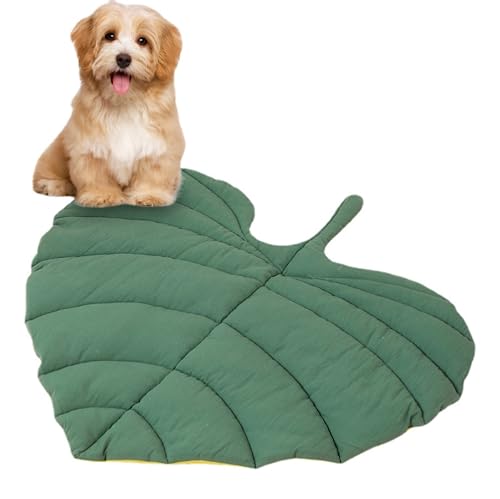 UzeEnde Wendbare Haustiermatte in Blattform – weiche Baumwolle, Ginkgo-Katze, Hund, gemütlich, verdicktes Kissen, doppelseitig, waschbar, Bettmatte für Kiste, Sofa, Couch, Boden, Reisen, Innenhütten UzeEnde Wendbare Haustiermatte in Blattform – weiche Baumwolle, Ginkgo-Katze, Hund, gemütlich, verdicktes Kissen, doppelseitig, waschbar, Bettmatte für Kiste, Sofa, Couch, Boden, Reisen, Innenhütten von UzeEnde