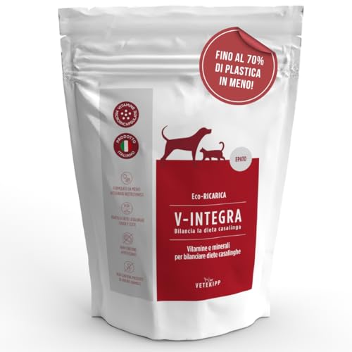 V-INTEGRA Epato 1kg ECO-NACHFÜLLPACKUNG – Ergänzungsfuttermittel mit Vitaminen und Mineralstoffen zur Unterstützung hausgemachter Diäten bei Hunden und Katzen mit Kupferrestriktion – Multivitaminpräpa V-INTEGRA Epato 1kg ECO-NACHFÜLLPACKUNG – Ergänzungsfuttermittel mit Vitaminen und Mineralstoffen zur Unterstützung hausgemachter Diäten bei Hunden und Katzen mit Kupferrestriktion – Multivitaminpräpa von V-Integra
