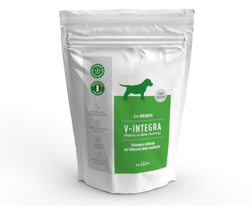 V-INTEGRA Hund Welpe 1kg ECO Recharge, Komplettes Vitamin- und Mineralstoffpräparat für Hausmannskost und Barf, V Integra Multivitamin Hund, Hergestellt in Italien V-INTEGRA Hund Welpe 1kg ECO Recharge, Komplettes Vitamin- und Mineralstoffpräparat für Hausmannskost und Barf, V Integra Multivitamin Hund, Hergestellt in Italien von V-Integra