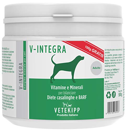 V-Integra Cane Adulto Vetekipp Erwachsener Hund - Mineralfutter für die Ernährung des Erwachsenen Hundes - 500 g von V-Integra